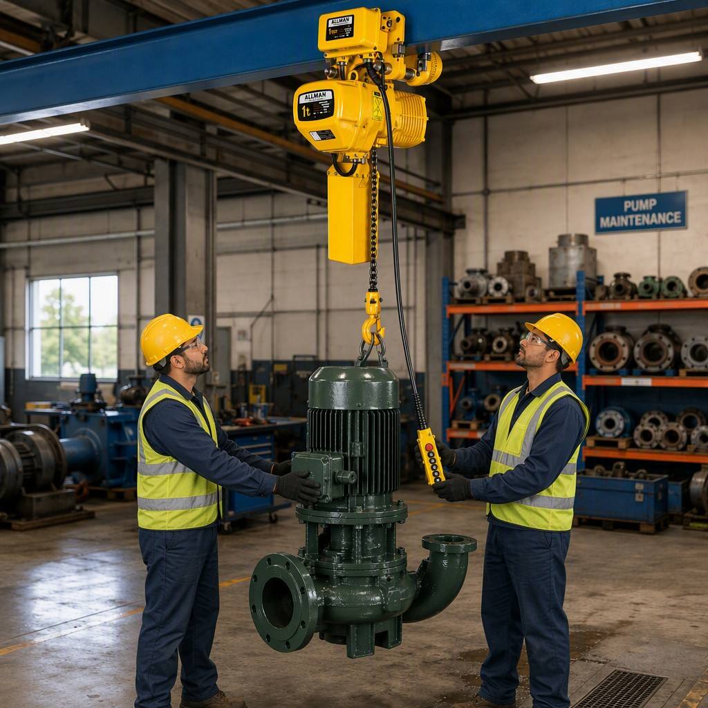 Precision Lifting for the Real Workshop ——ALLMAN AMEH Electric Chain Hoist for Precision Lifting