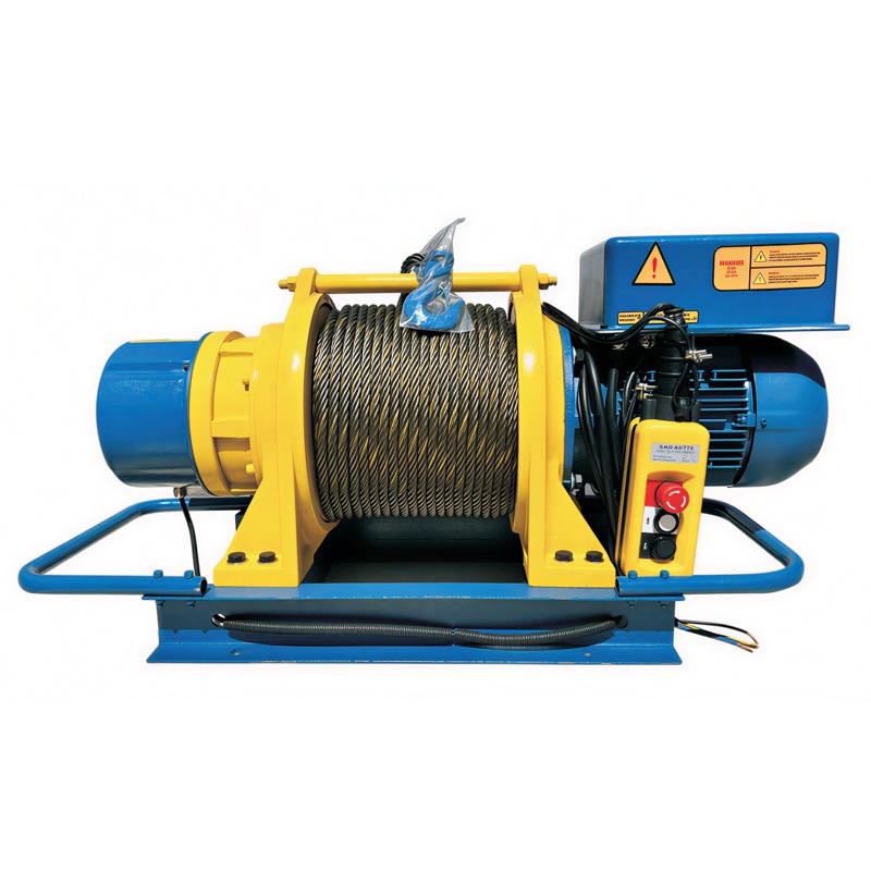 ALLMAN AMW-S 1.6Ton 220V 380V 3Ph Electric Winch with WEG Motor for Construction Site