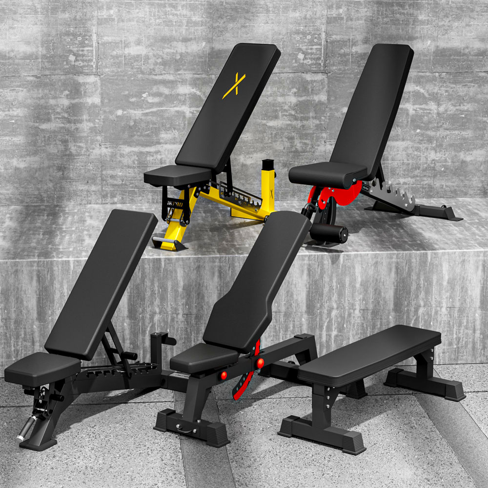 OKPRO Factory Direct Professional Wholesale Commercial Gym Equipment Bench Press Hot Sale Home Fitness adjustable Weight Bench