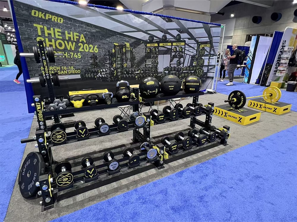 OKPRO Debuts at HFA Fitness Expo, Showcasing Brand-New Commercial Fitness Equipment