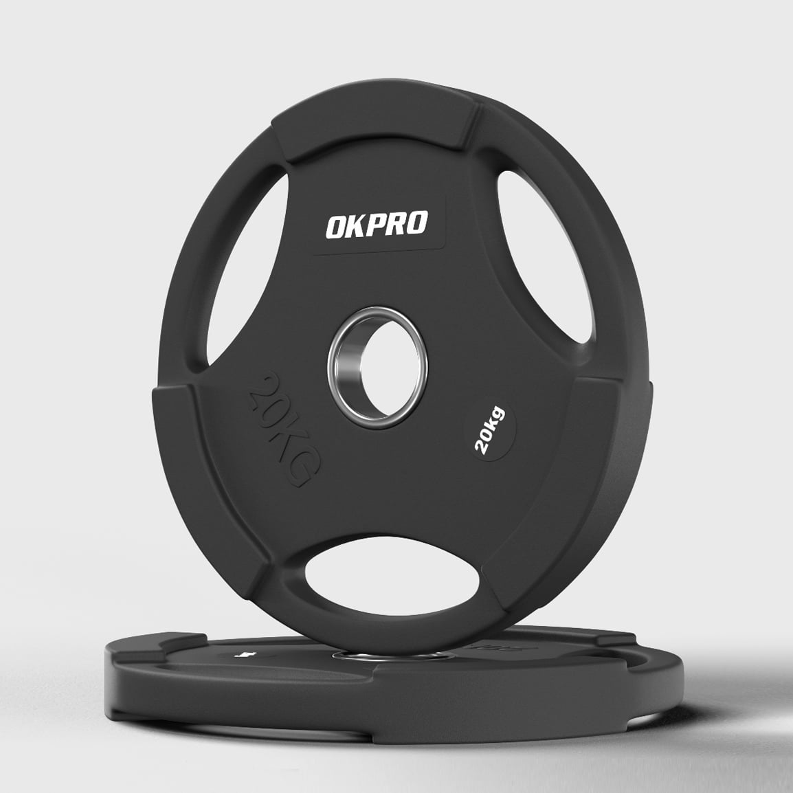 Discos de peso de borracha - Discos de treinamento de força comerciais para academias, levantamento de peso e equipamentos de ginástica no atacado.