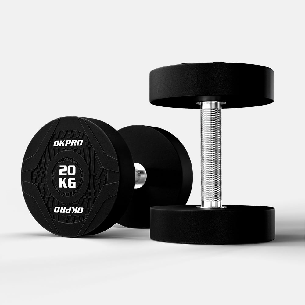 Pesas de Goma-OKPRO Equipamiento Profesional para Entrenamiento de Fuerza