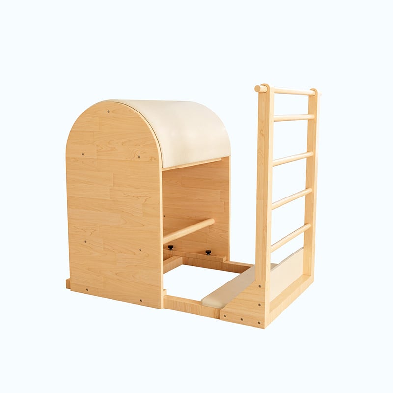Barril escalera de Pilates de madera - Entrenamiento profesional de core y flexibilidad