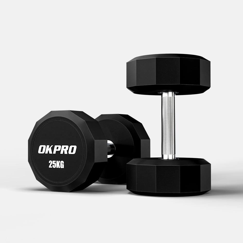 Pesas OKPRO PEV - Pesas Libres Duraderas y Cómodas para Entrenamiento de Fuerza