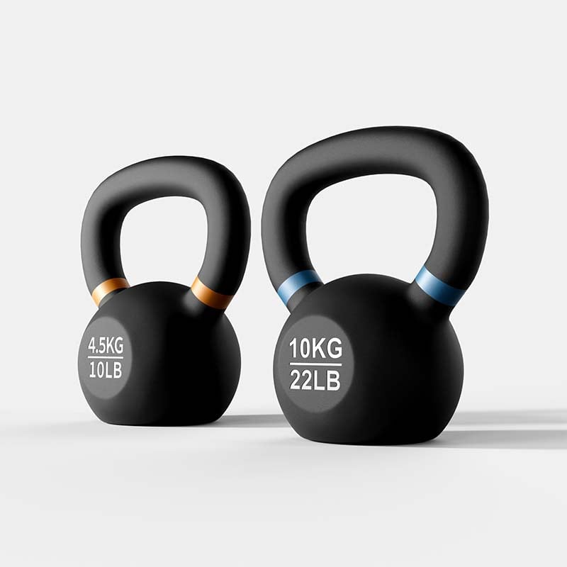 Kettlebells de hierro fundido - Equipamiento profesional de fitness para gimnasios comerciales