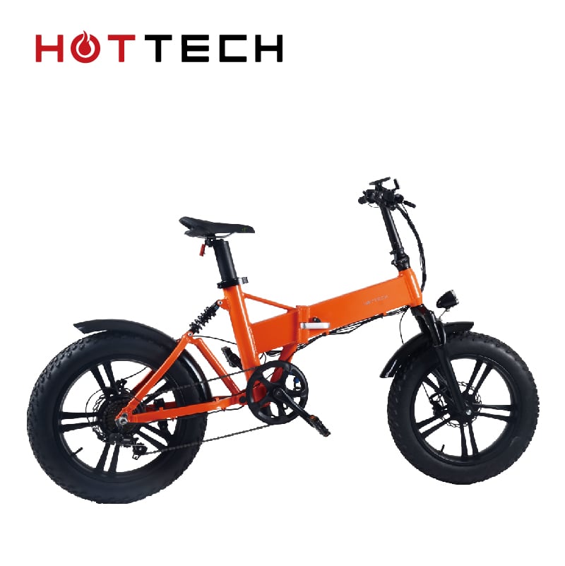 20 Inch Fat Tire 36V 250/500W 7.8-21Ah Dual Battery Folding Electric Bike