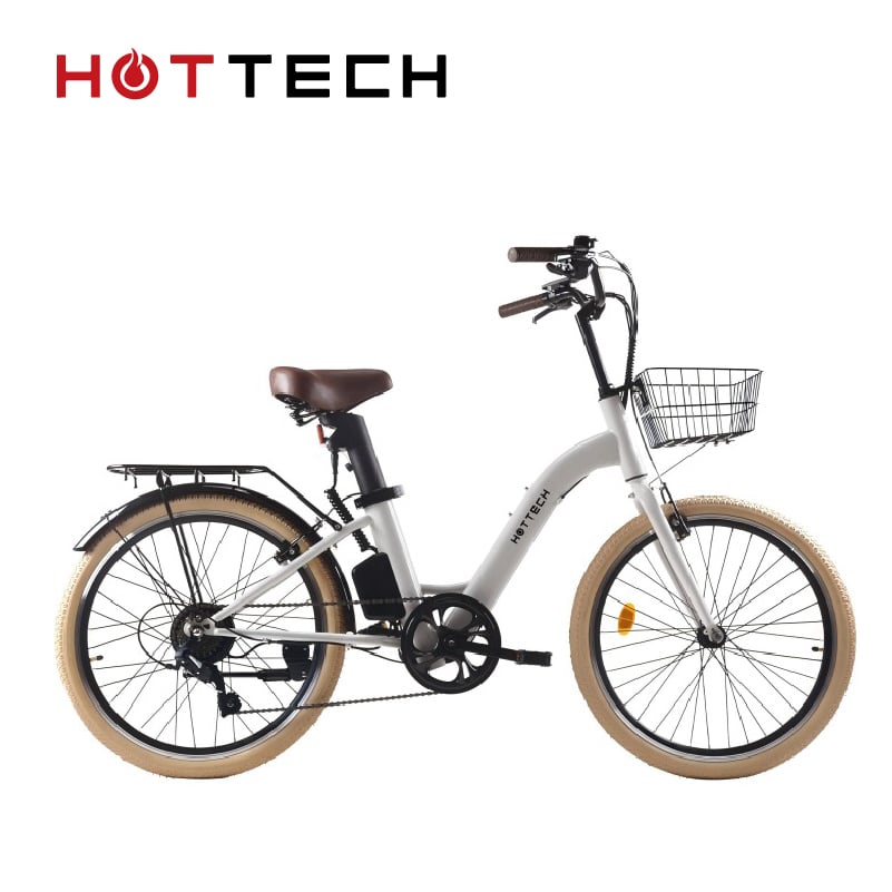bicicleta Eléctrica de Ciudad de 24 Pulgadas 36V 250W 7.8/10.4Ah
