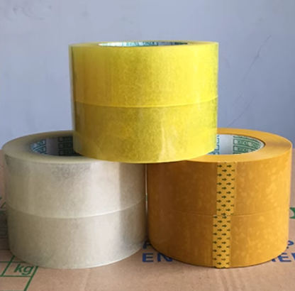 Seal your boxes with ease using our transparent and reliable packaging tape.
