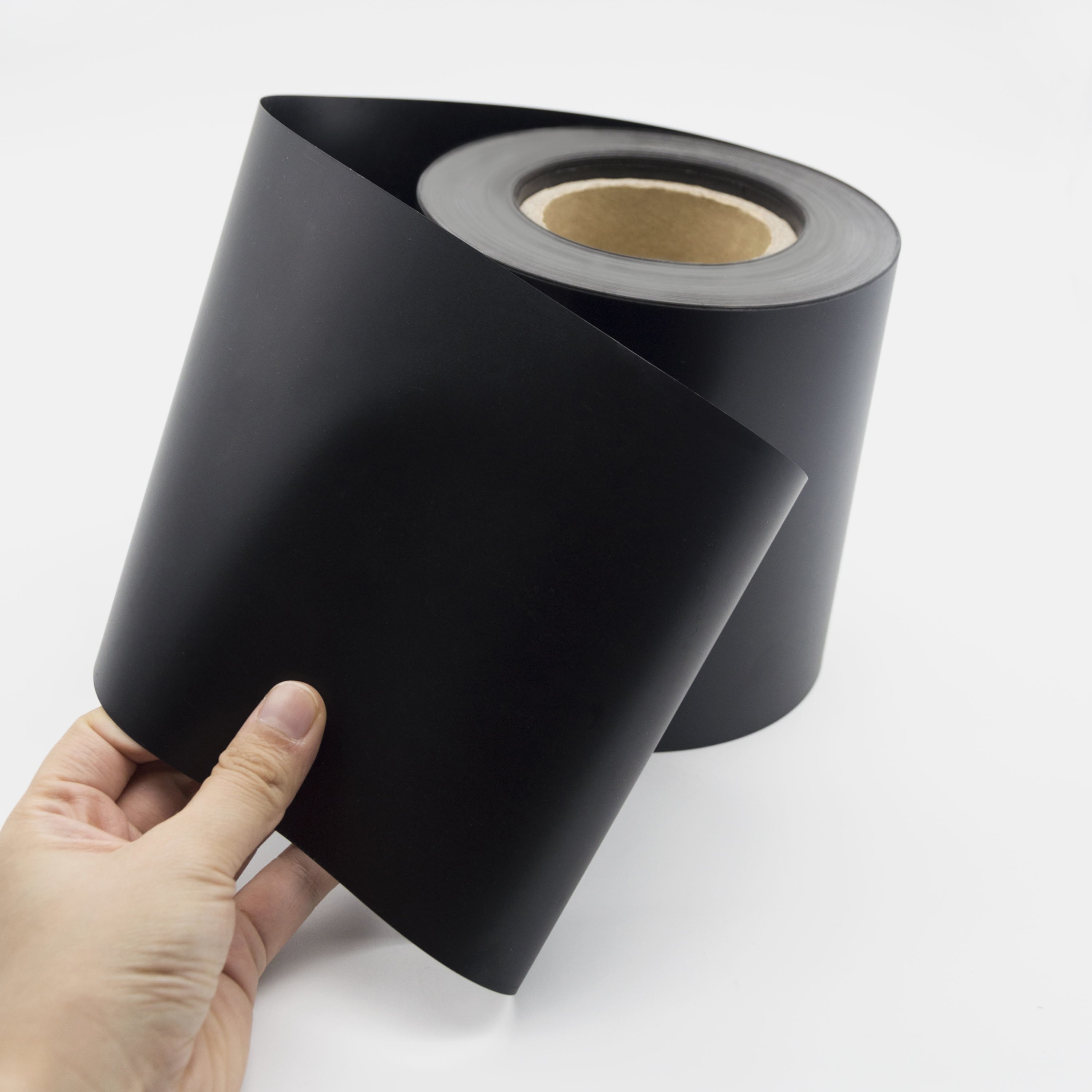 Factory Supply Matte Rigid Black Plastic PVC Roll 
