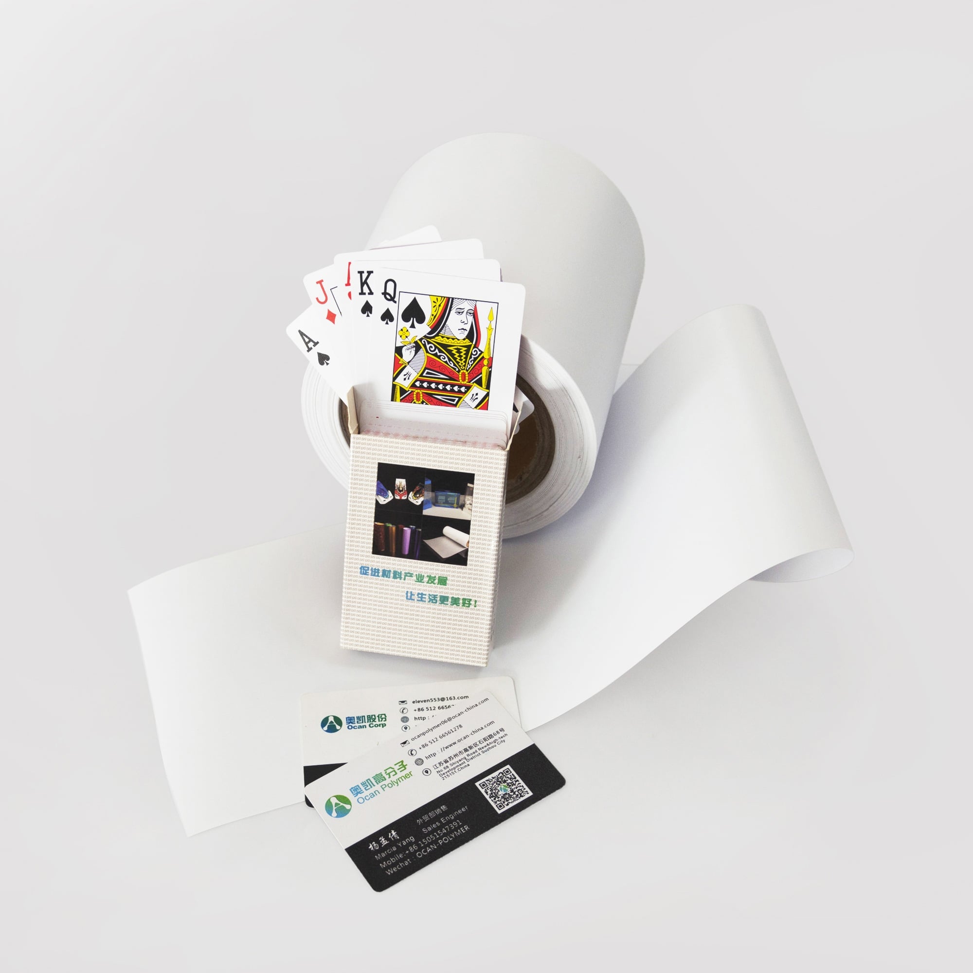 High Quality Competitve Price Glossy White Printable Pvc Rigid Film Roll for Advertising