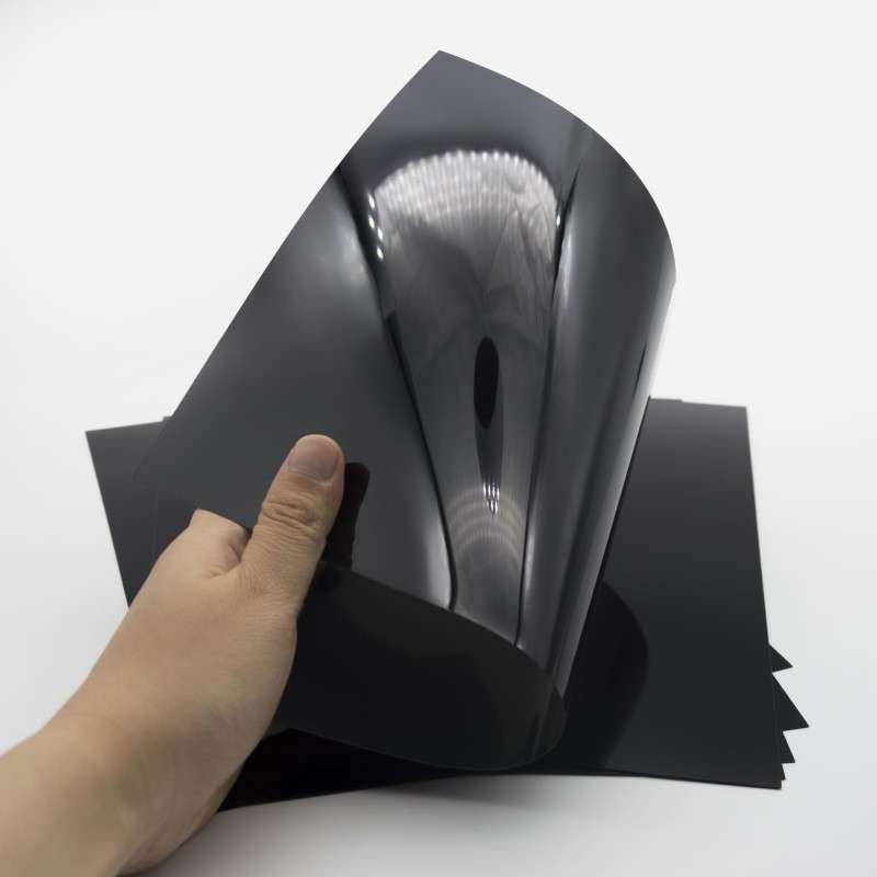 High Quality 0.4mm Rigid Black PVC Sheet for Vacuum Forming