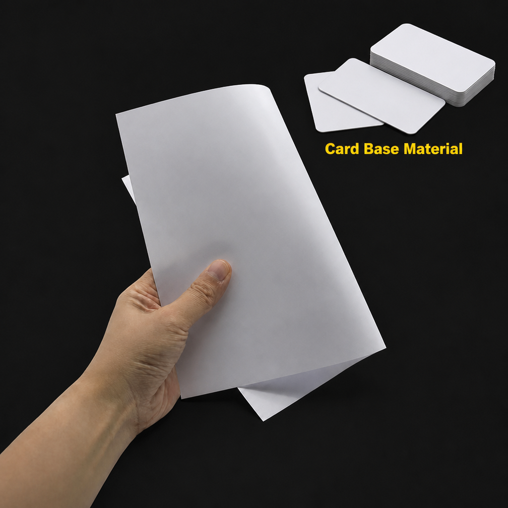 0.07-6mm Printable White Pvc Sheet for Blank card and ID Member Card 