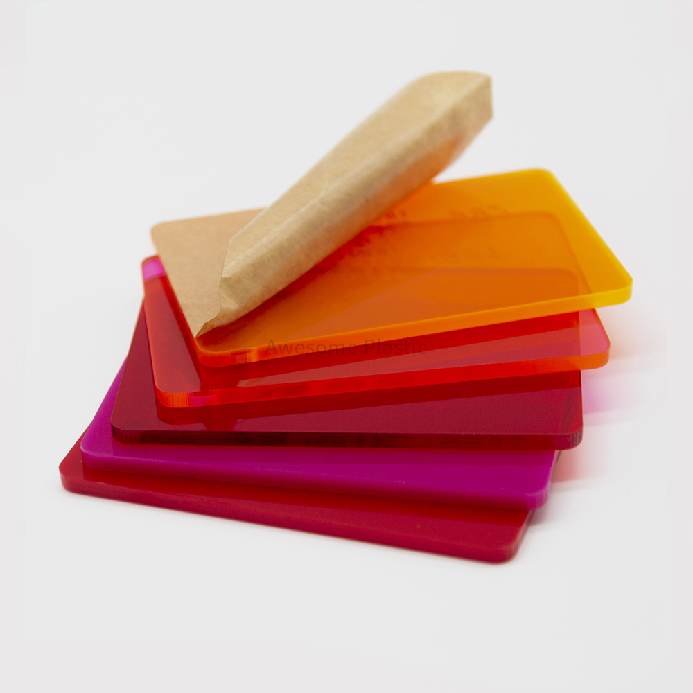 Custom Different Thickness Color Plastic Pmma Acrylic Sheet