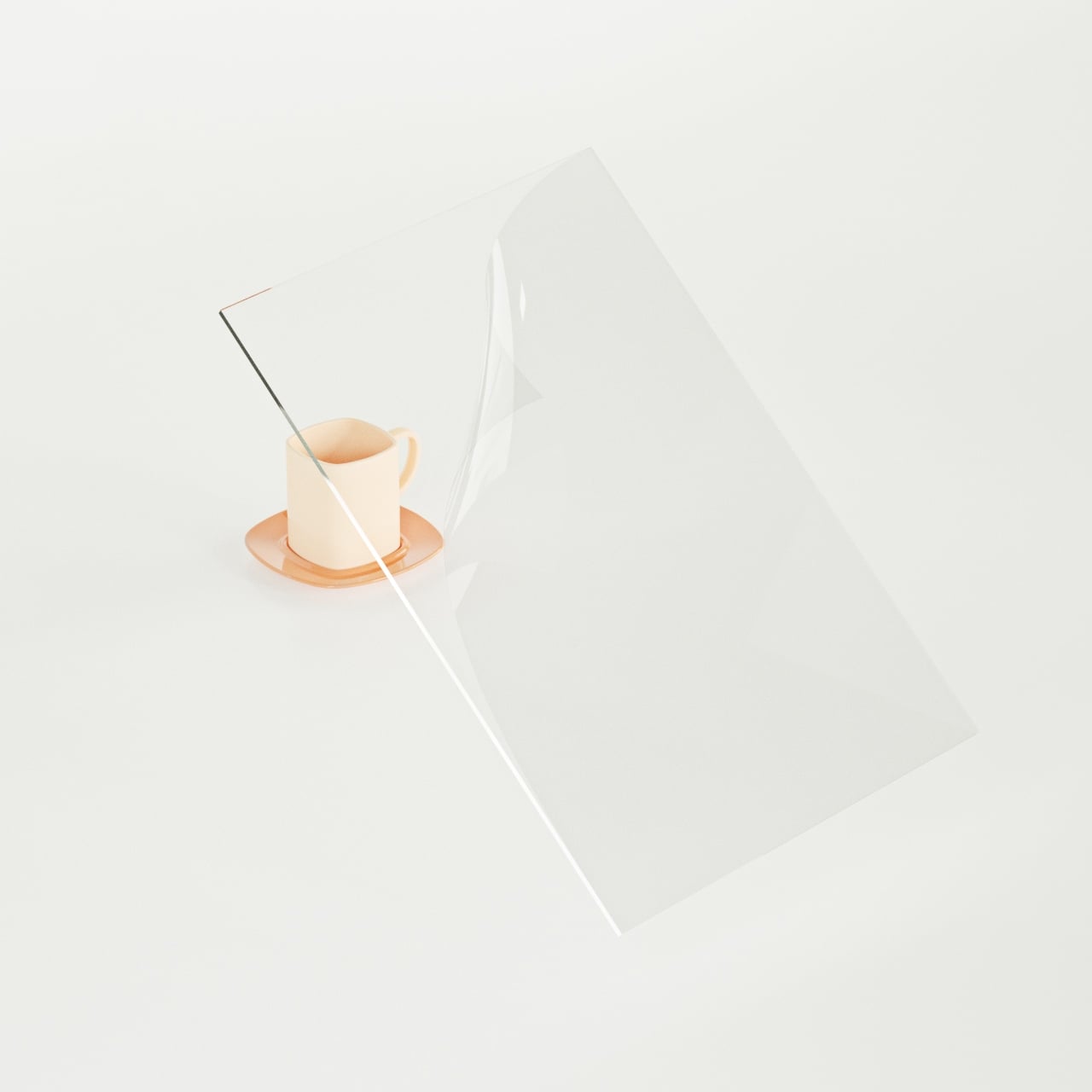 High Performance Clear Transparent Glossy Pet RPET Sheet with Low Prices