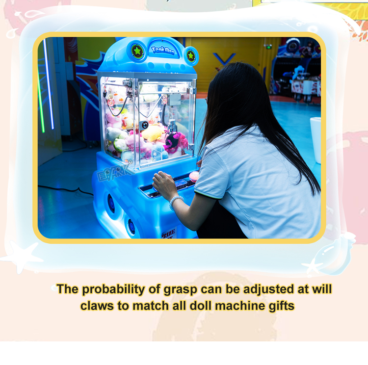Amusement Cheap Claw Machine Coin Operated Game Claw Crane Machine Mini Claw Machine Toy For Kids supplier