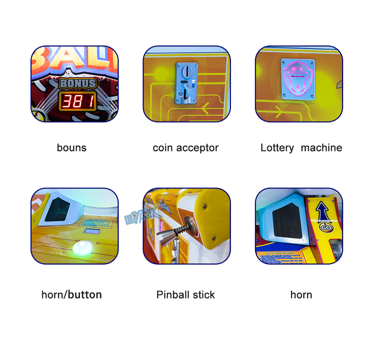 Arcade Coin Operated Lottery Ticket Machine Crazy Ball Wheel Runner Game Machines manufacture