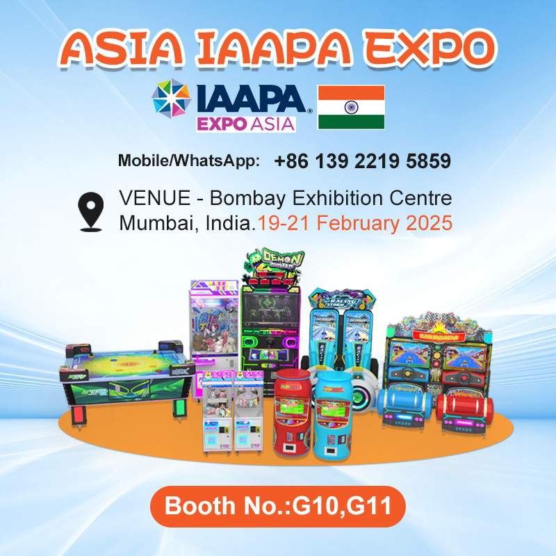EPARK تعرض أجهزة ترفيهية متقدمة في معرض IAAPA EXPO India