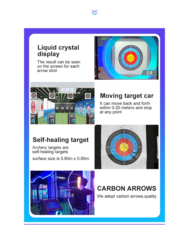 Intelligent Simulation Indoor Moving Target Archery Equipment Infrared Interactive Competition Project supplier