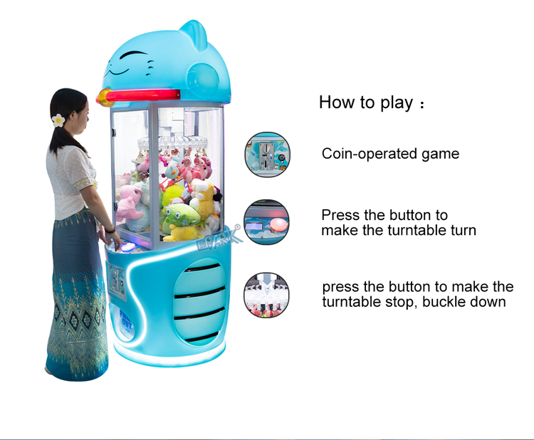 Coin Operated Prize Gift Game Machine Automatic Card Clip Game Machines Card Snack Gift Clamp Machine supplier
