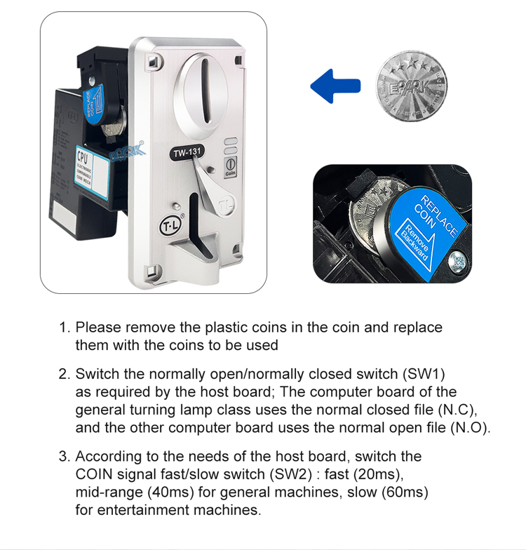 Different Coins Selector Acceptor For Arcade Video Games Vending Machine Part And Coin-operated Machine details