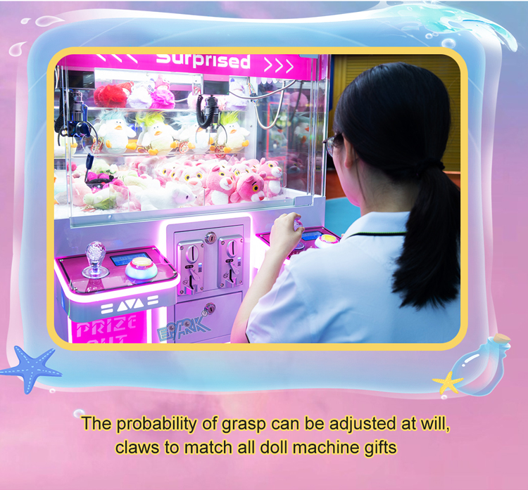 Factory Wholesale Coin Operated Candy Arcade Game Cheap Mini Claw Machines Small Toy Catcher Claw Crane Machine factory