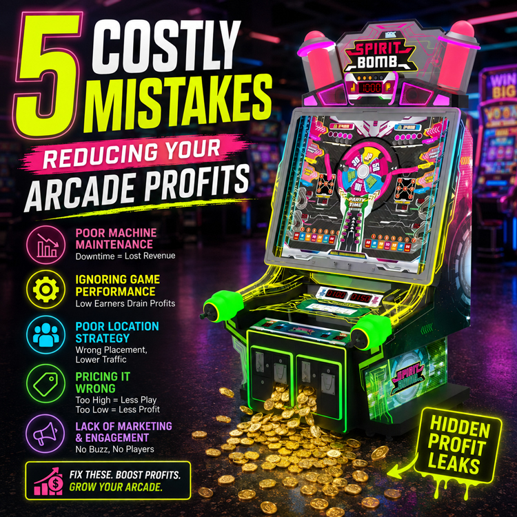 5 Costly Mistakes That Reduce Arcade Profitability and ROI