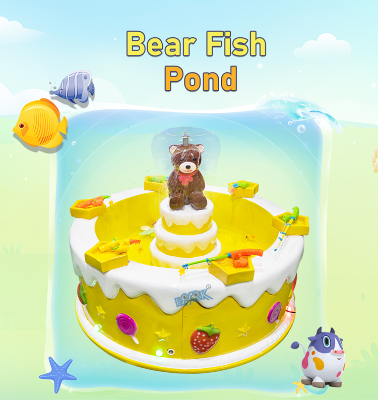 Amusement Park Kids Play Fish Game Machine Fish Ponds Toy Fishing Pond For Children Play supplier
