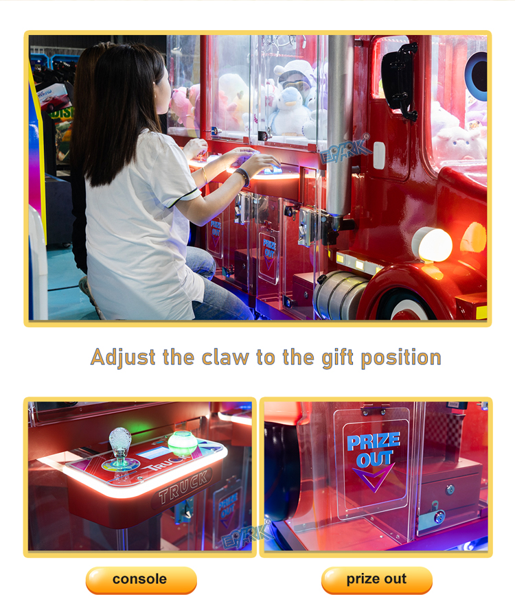 6 Players Claw Machine Toy Vending Machine For Sale manufacture