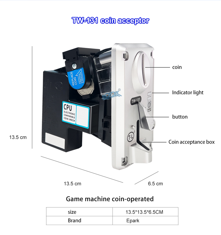 Different Coins Selector Acceptor For Arcade Video Games Vending Machine Part And Coin-operated Machine supplier