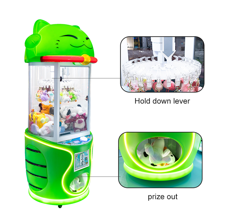 Indoor Amusement High Popular Claw Machines Arcade Coin Operated Games Clip Game Machine manufacture
