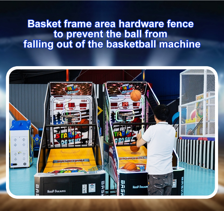 Indoor Game Equipment Arcade Basketball Machine Commercial Arcade Basketball Game Machine supplier