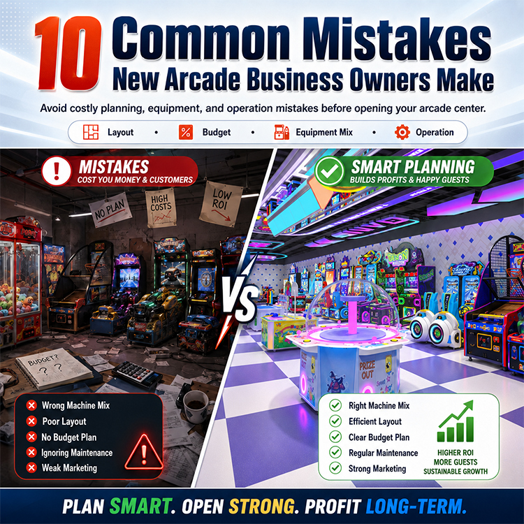 10 Common Mistakes New Arcade Business Owners Make