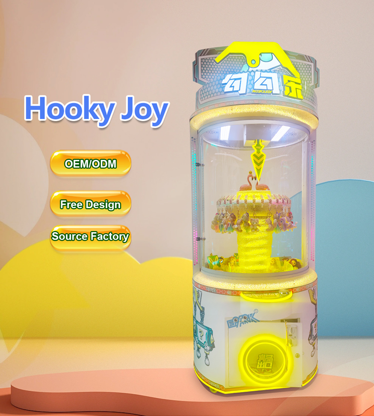 Amusement Arcade Prize Gift Claw Crane Coin Pusher Game Machine Clip Push Toy Machine manufacture