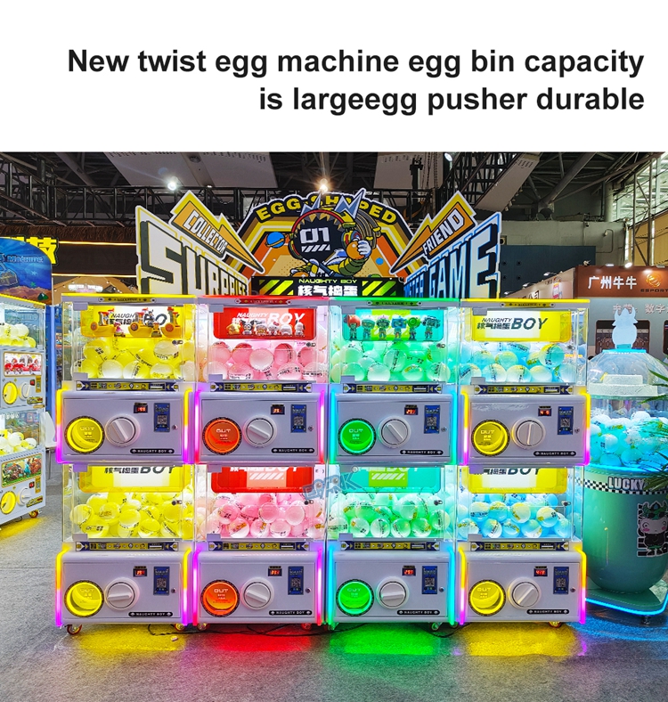 Shopping Mall Coin Operated Toy Game Gashapon Machine Capsule Toys Vending Machine Prizes Games manufacture