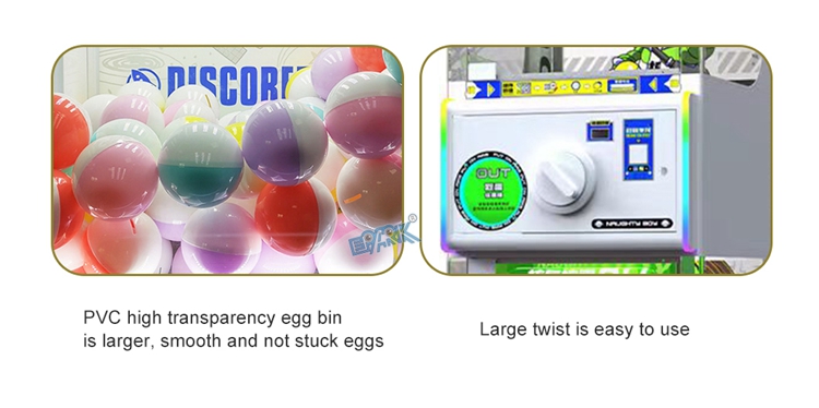 Shopping Mall Coin Operated Toy Game Gashapon Machine Capsule Toys Vending Machine Prizes Games supplier