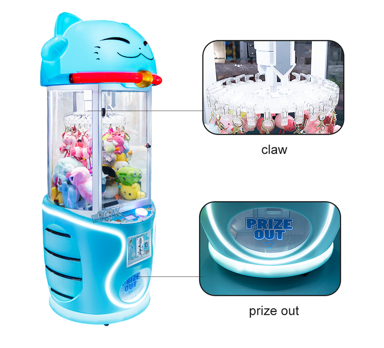 Coin Operated Prize Gift Game Machine Automatic Card Clip Game Machines Card Snack Gift Clamp Machine details