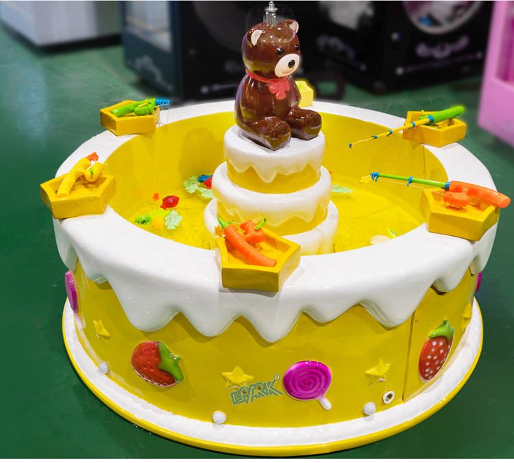 Amusement Park Kids Play Fish Game Machine Fish Ponds Toy Fishing Pond For Children Play factory