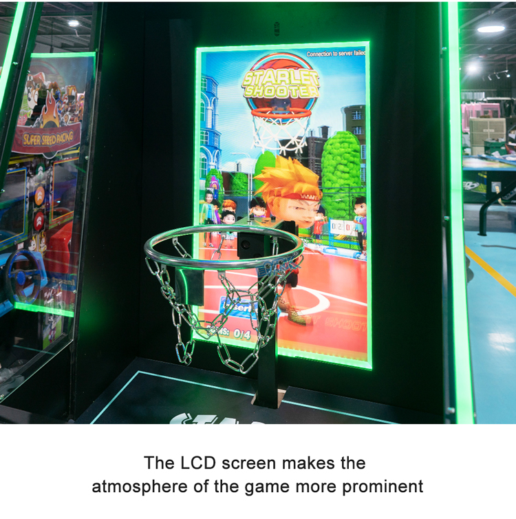 Customized Coin Operated Kids Basketball Machine Arcade Basketball Game Machine manufacture