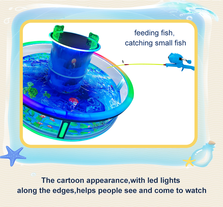 FiberGlass Equipment Kids fishing Pond Pool For Children Amusement details