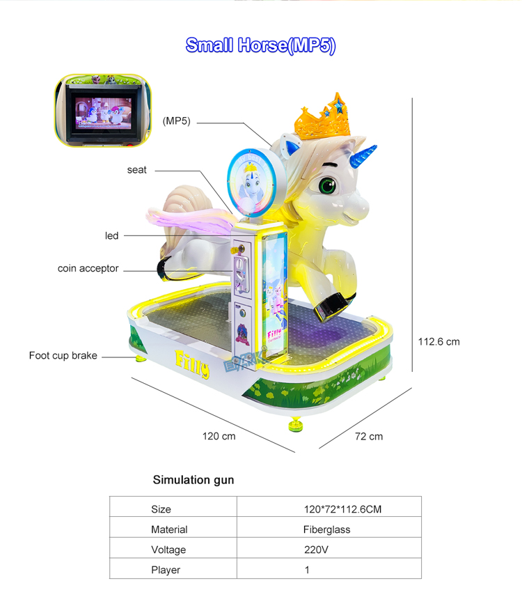 Popular Amusement Park Coin Operated Games Kiddie Ride Kid Swing Machine supplier