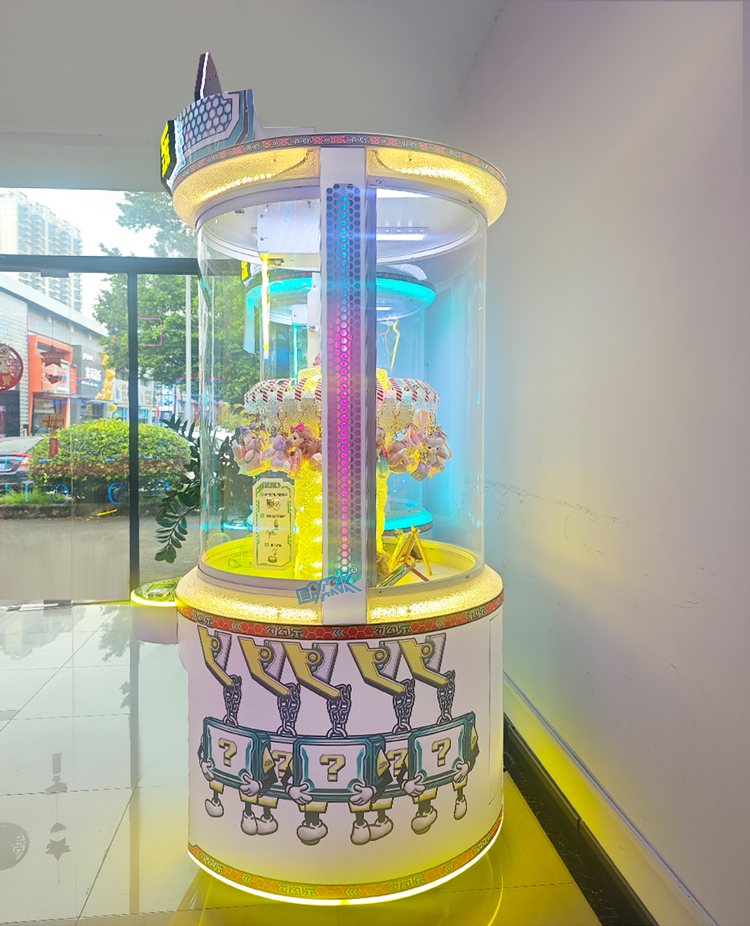 Amusement Arcade Prize Gift Claw Crane Coin Pusher Game Machine Clip Push Toy Machine supplier