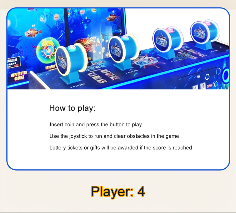65 LCD Under Water World Indoor Interactive Redemption Video Fishing Game Machine with Ticket manufacture