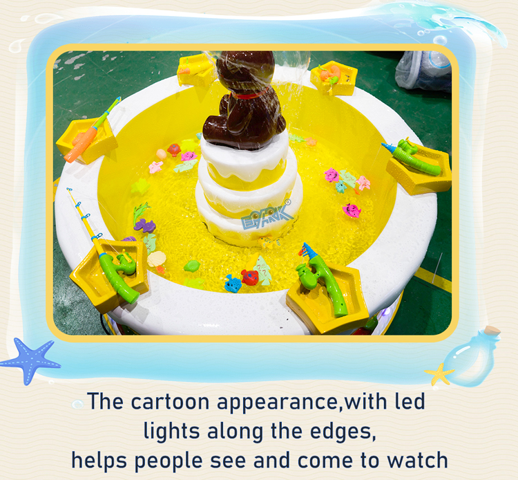Amusement Park Kids Play Fish Game Machine Fish Ponds Toy Fishing Pond For Children Play details
