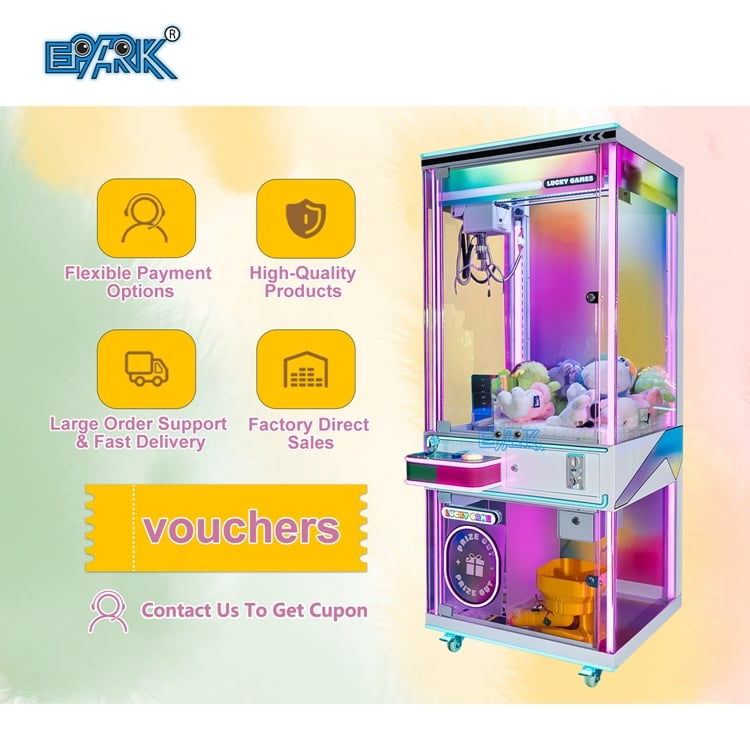 معدات منطقة لعب داخلية متعددة الأنماط Claw Machine