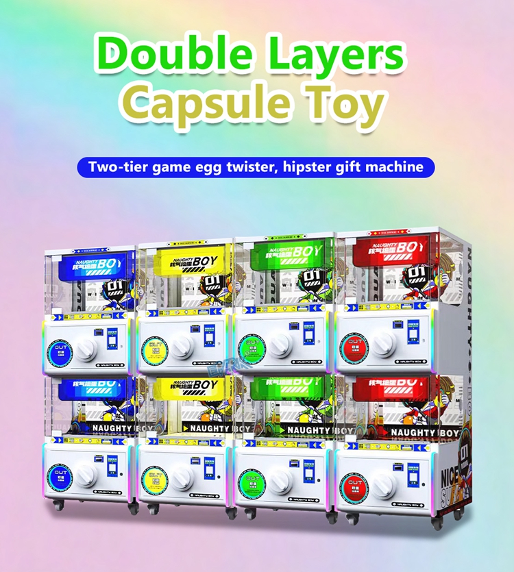 Shopping Mall Coin Operated Toy Game Gashapon Machine Capsule Toys Vending Machine Prizes Games manufacture