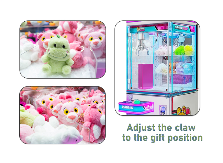 Coin Operated Arcade Cheap Mini Claw Machine Small Toy Claw Crane game Machine factory