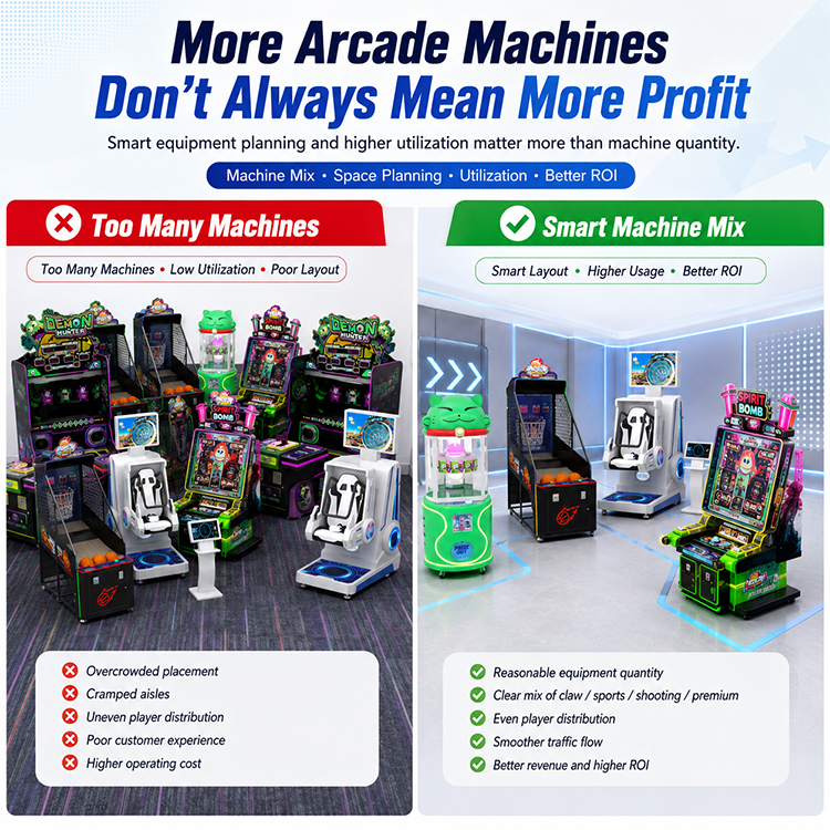 Why More Arcade Machines Do Not Always Mean More Profit