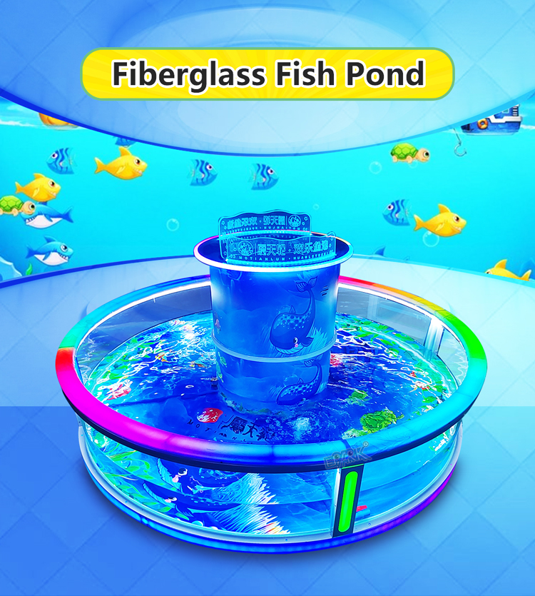 FiberGlass Equipment Kids fishing Pond Pool For Children Amusement factory