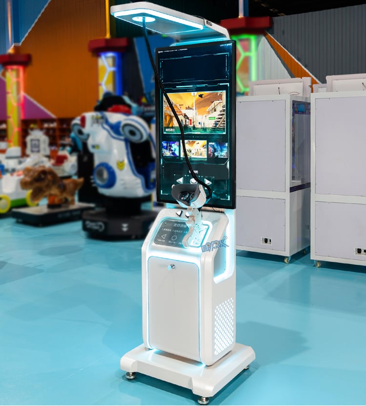 Theme Park Virtual Reality Game VR Gun Simulator Shooting Game Machine factory