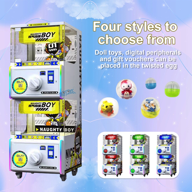 Shopping Mall Coin Operated Toy Game Gashapon Machine Capsule Toys Vending Machine Prizes Games manufacture